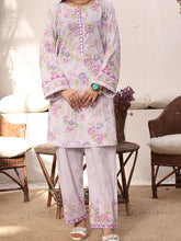 Floral Mist Women’s Premium Lawn 2 Piece Stitched Suit | Digital Print Shirt & Trouser | Soft Lilac