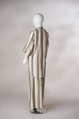 2 piece - CROSS LINE Viscose jacquard.