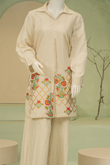 2 piece - Floral Bunch Linen.
