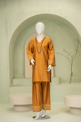 2 piece - Golden Glow Viscose Silk Jacquard