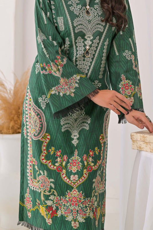 2 piece - Emerald Festive Jacquard. JRS2P-2