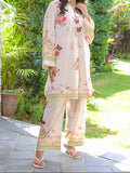 Butterfly Flora - 2 Pc 3D Embroidered Lawn Co-Ord Set ( PL2P-5 )