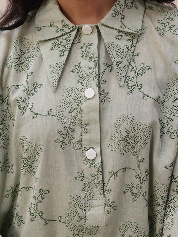 Sage Serenity - 2 Pc Lawn Jacquard Co-Ord Set ( LJ2P-2 )
