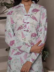 Mint Meadow Women’s Premium Lawn 2 Piece Stitched Suit | Digital Print Shirt & Trouser | Pastel Mint