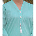Aqua Glaze - Self Jacquard Co-ord 2Pc (BJ2P-04)