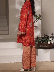 Ikat Impulse Women’s Stitched Lawn Suit | Digital Print Straight Shirt & Trouser | Ready to Wear
