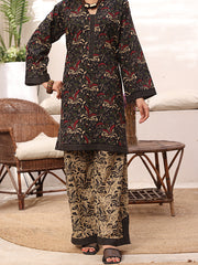 Riley Gul-e-Siyah 2 Piece Digital Printed Summer Lawn Suit for Women | Regular Fit Kurti & Wide Leg Trouser | Premium Stitched Collection
