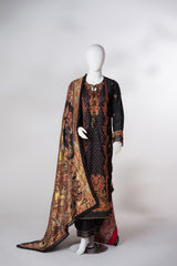 3 piece - Verdant Vogue Viscose Silk Self-Jacquard. JP3P-4