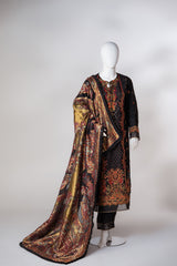3 piece - Verdant Vogue Viscose Silk Self-Jacquard. JP3P-4