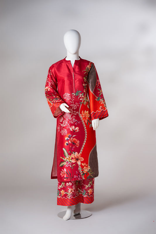 2 piece - Iris Silk.