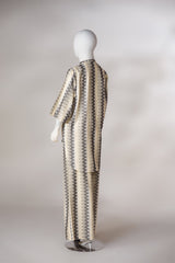2 piece - CROSS LINE Viscose jacquard.