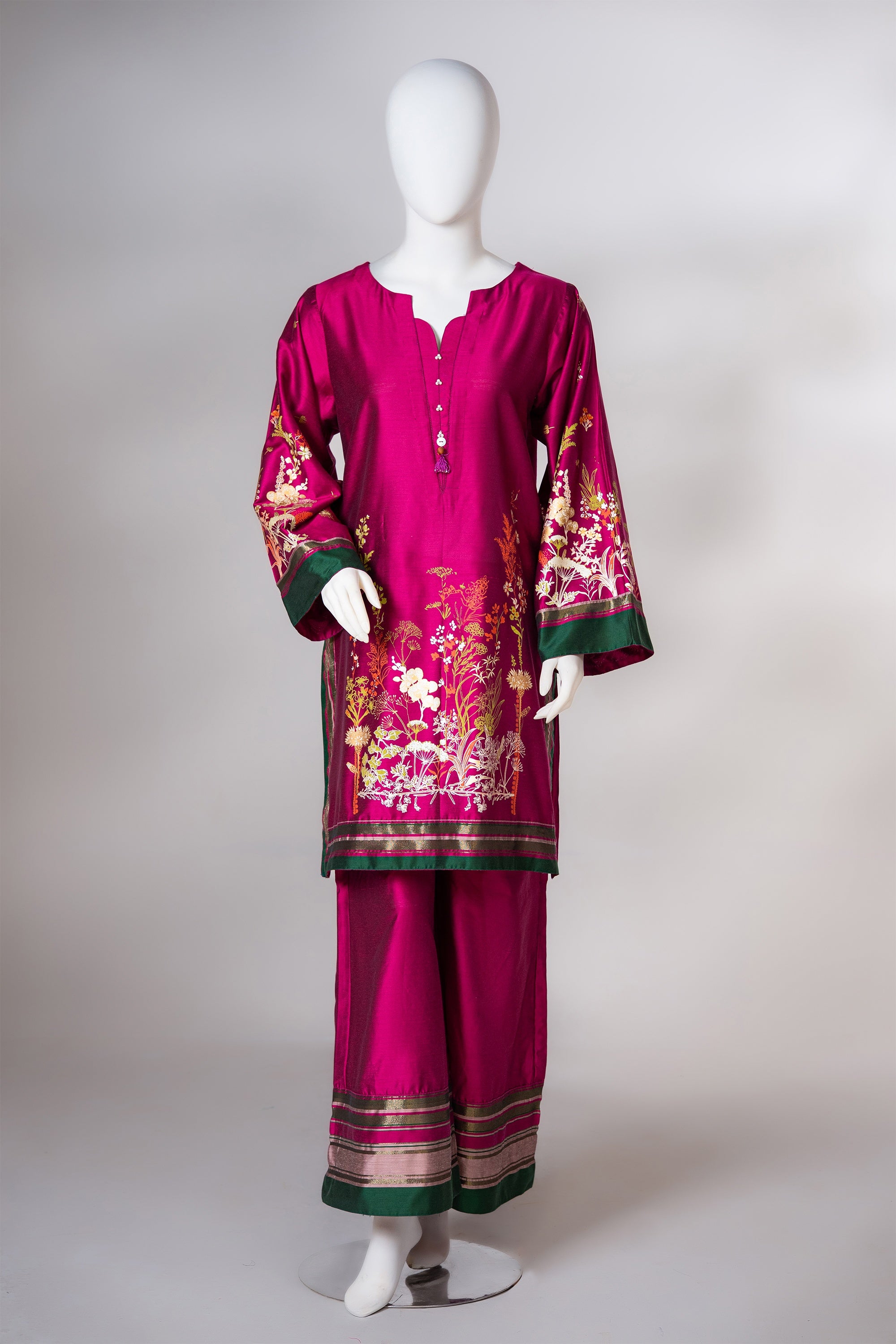 2 piece - FLORA Viscose Silk. JRS2P-3