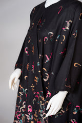 2 piece - Brick Viscose jacquard.
