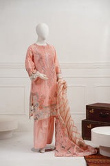 3 piece - Opaline Viscose Silk Self-Jacquard.