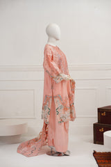 3 piece - Opaline Viscose Silk Self-Jacquard.