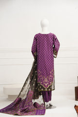 3 piece - Silk Reverie Viscose Silk Self-Jacquard.