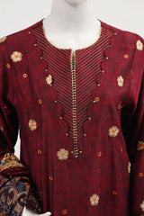 3 piece - Alure Viscose Silk Self Jacquard.