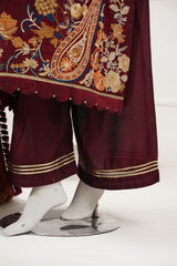 3 piece - Alure Viscose Silk Self Jacquard.