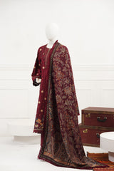 3 piece - Alure Viscose Silk Self Jacquard.