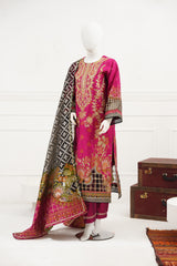 3 piece - Gulzar Viscose Silk Self-Jacquard.