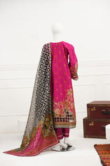 3 piece - Gulzar Viscose Silk Self-Jacquard.
