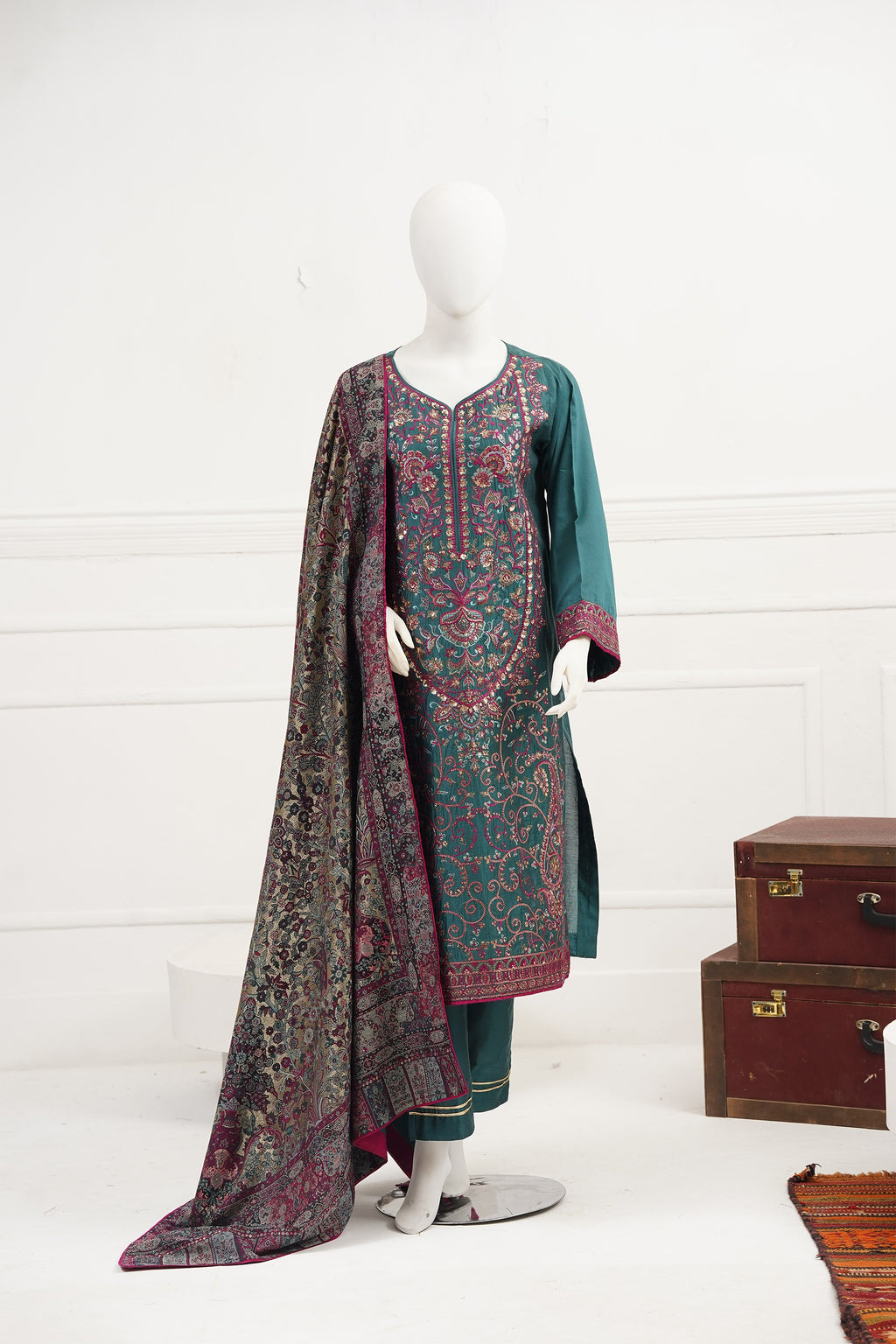 3 piece - Marquise Viscose Silk.