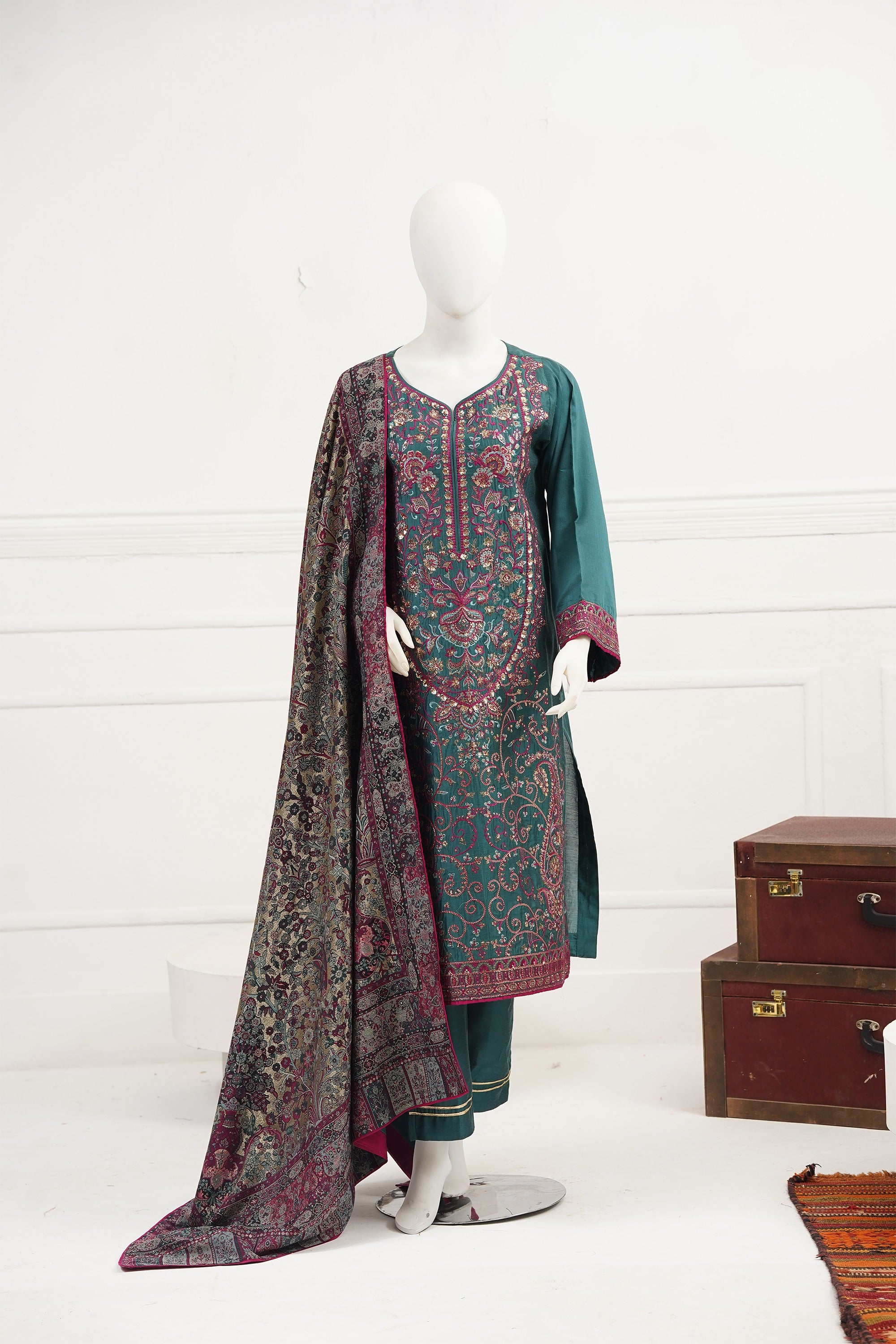 3 piece - Marquise Viscose Silk.