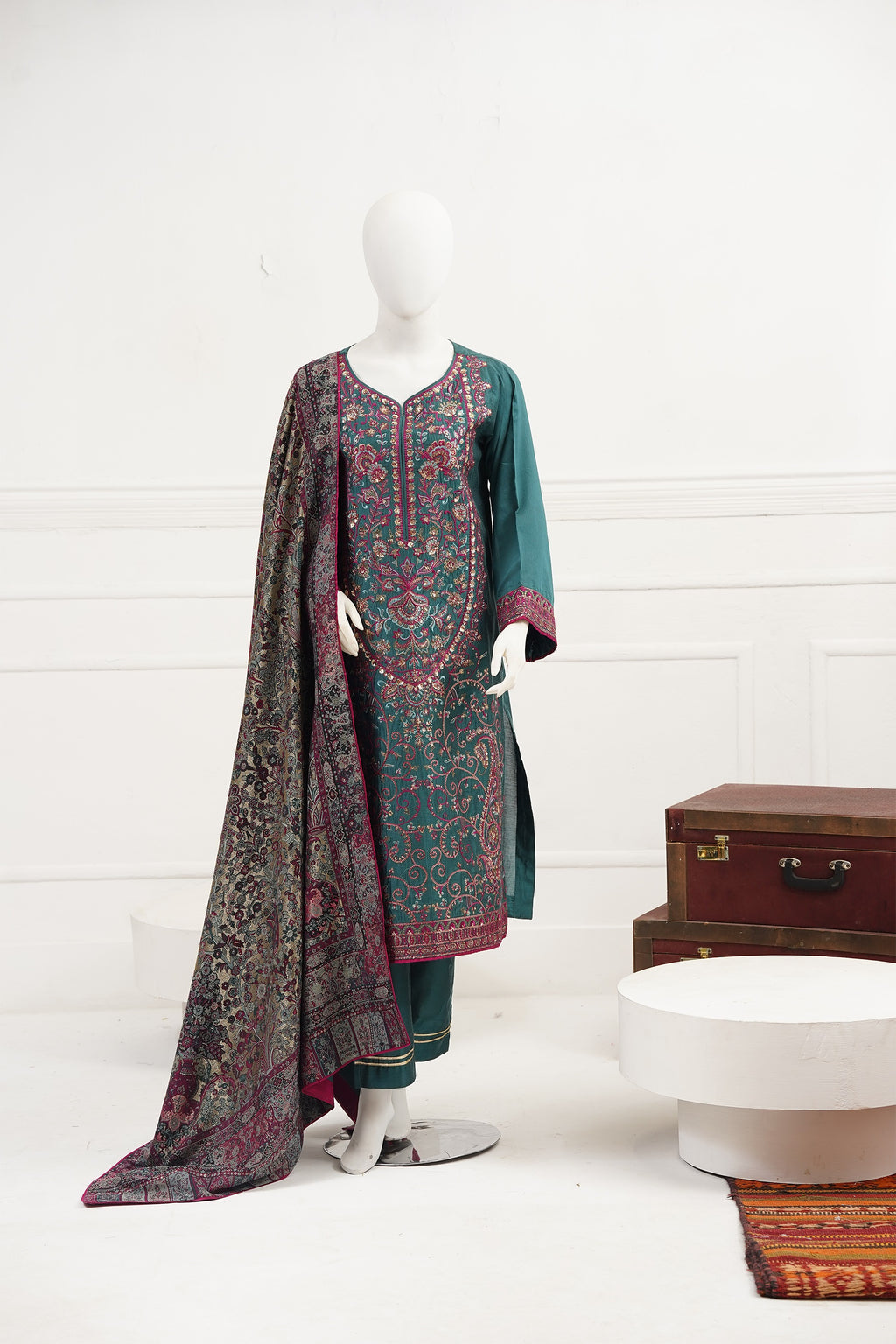 3 piece - Marquise Viscose Silk.