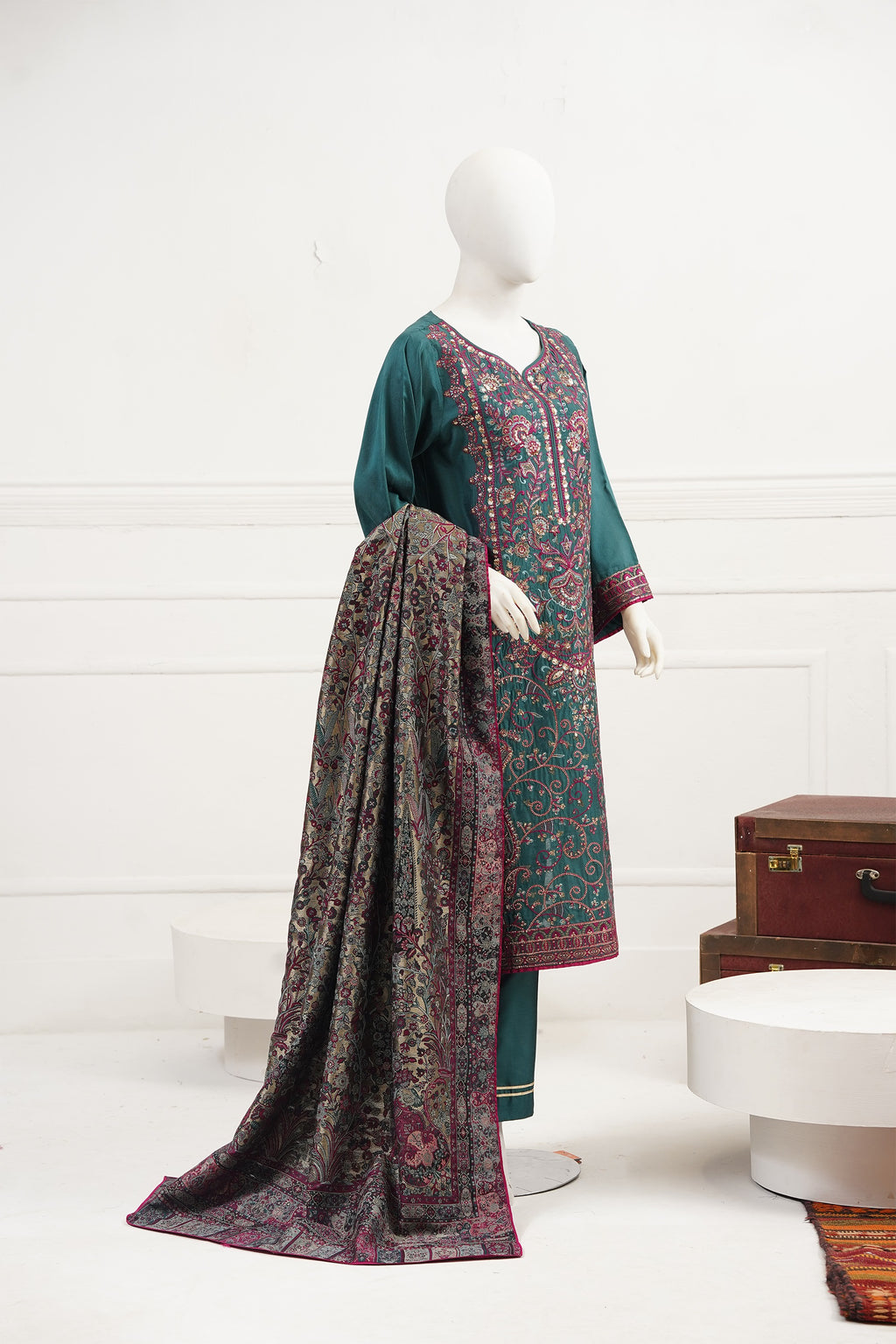 3 piece - Marquise Viscose Silk.