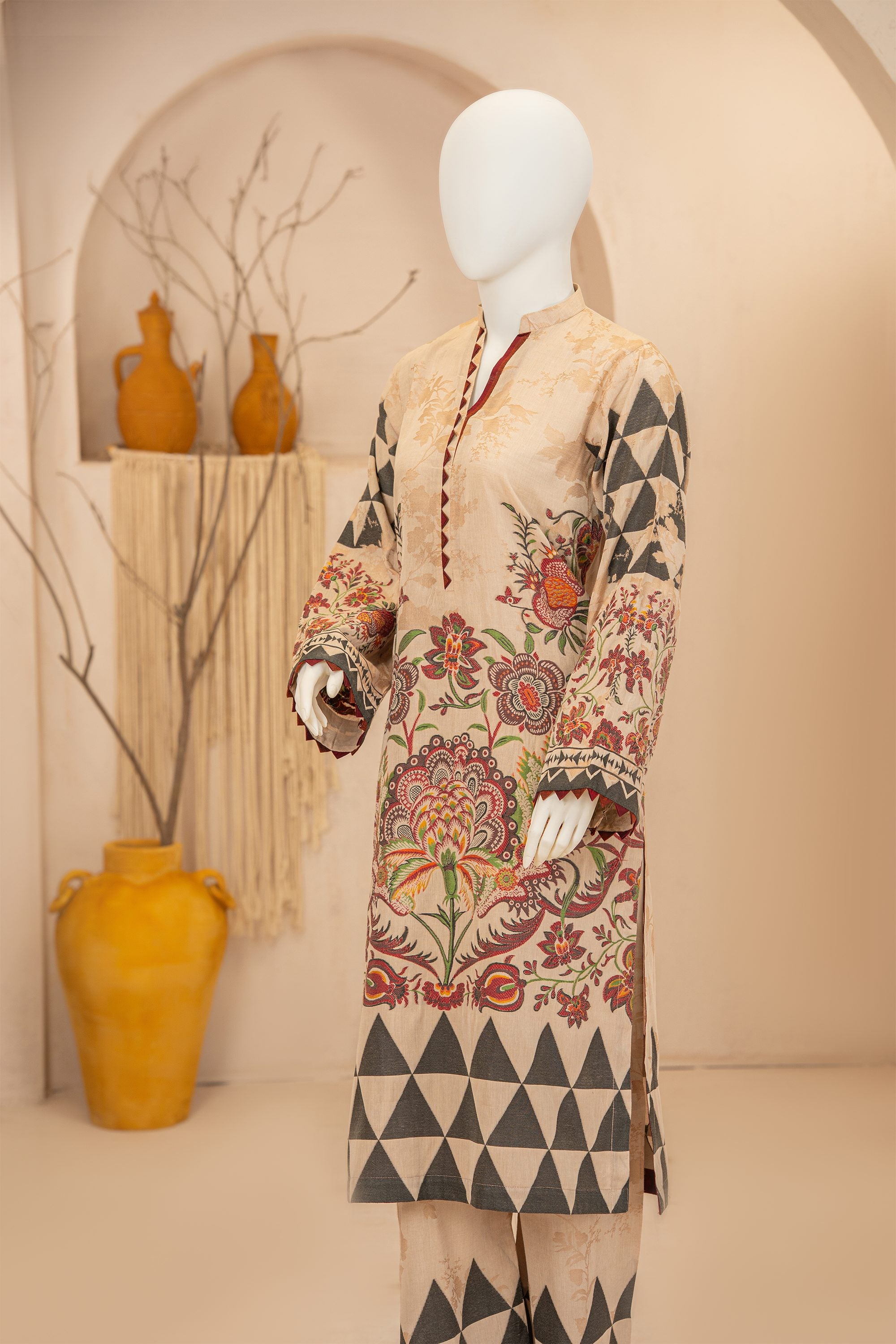 2 piece - TURK LINE Cotton jacquard. JO2P-2