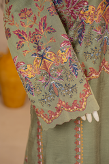 2 piece - Matcha Viscose Silk.