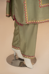 2 piece - Matcha Viscose Silk.