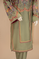 2 piece - Matcha Viscose Silk.