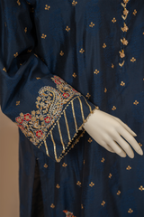 3 piece - Persian Jewel Viscose Silk Self-Jacquard. JP3P-1