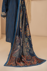 3 piece - Persian Jewel Viscose Silk Self-Jacquard. JP3P-1