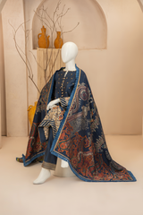 3 piece - Persian Jewel Viscose Silk Self-Jacquard. JP3P-1