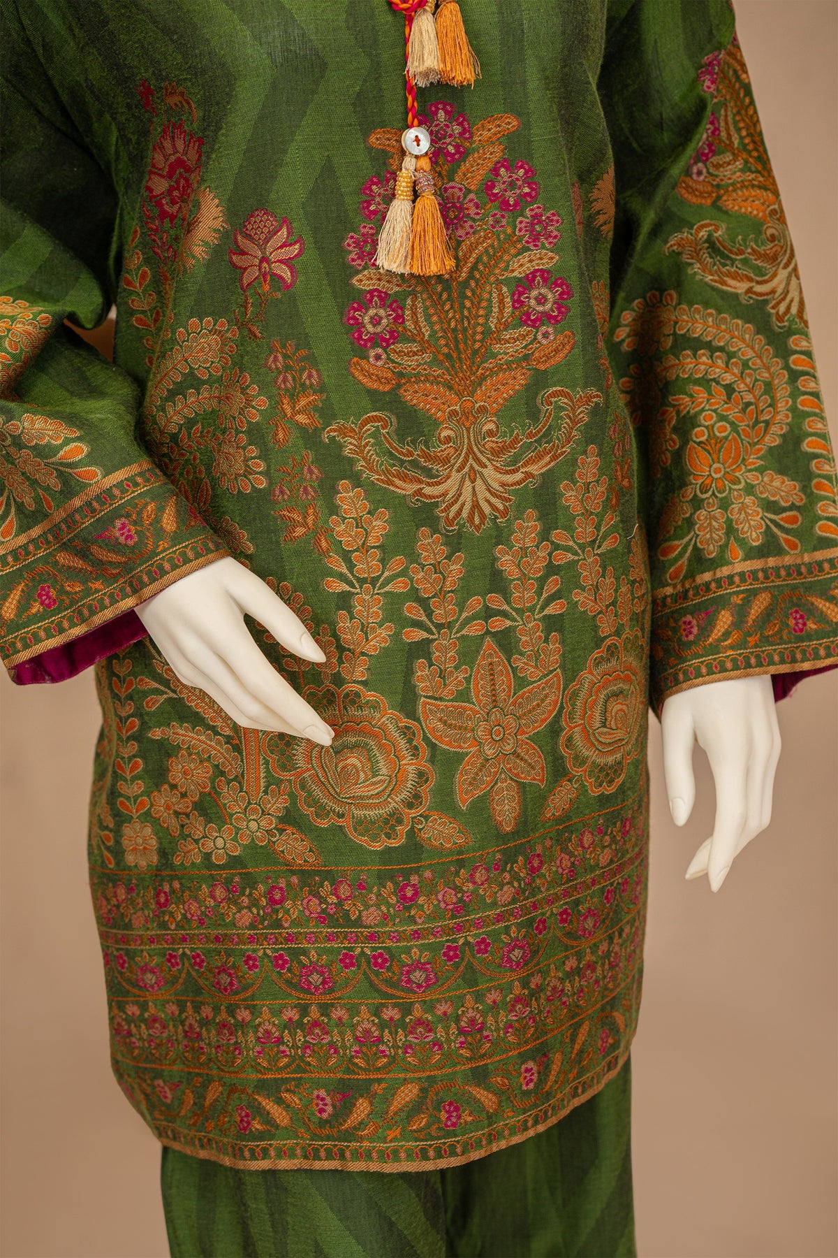 2 piece - Garland Cotton jacquard.
