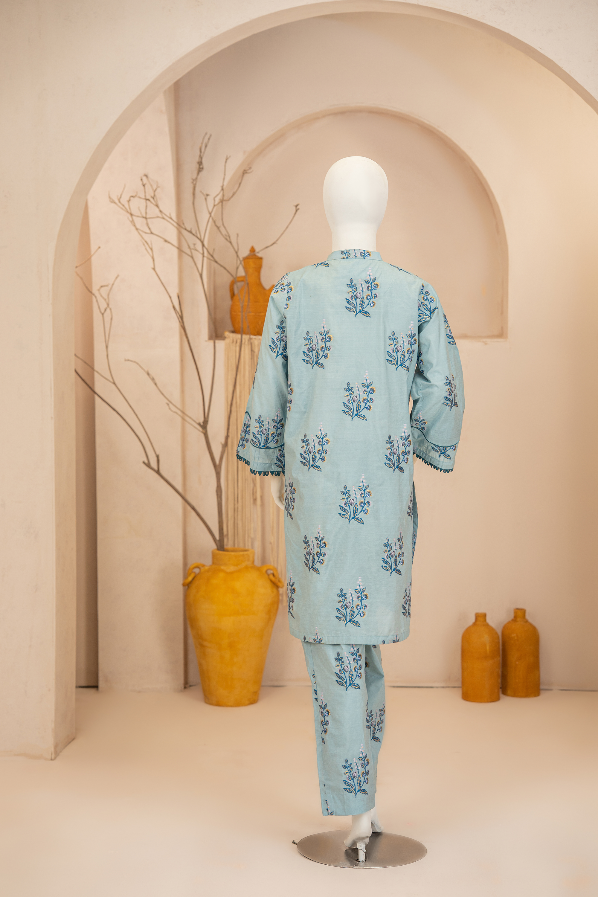 2 piece - Paradise Viscose Silk Jacquard. JR2P-3