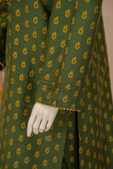 2 piece - Emerald Viscose Silk Jacquard.  JO2P.8