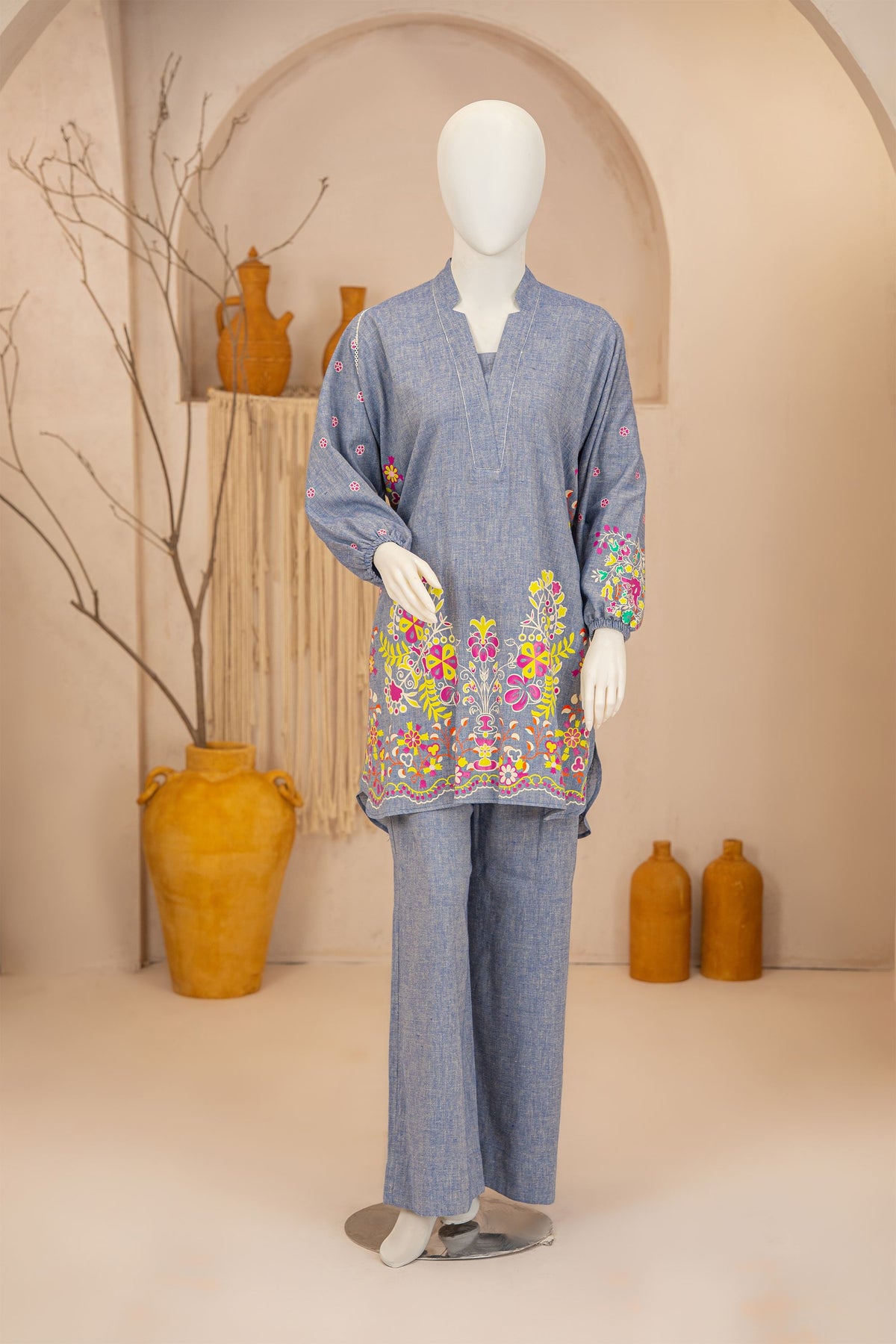 2 piece - Cosmos Linen.