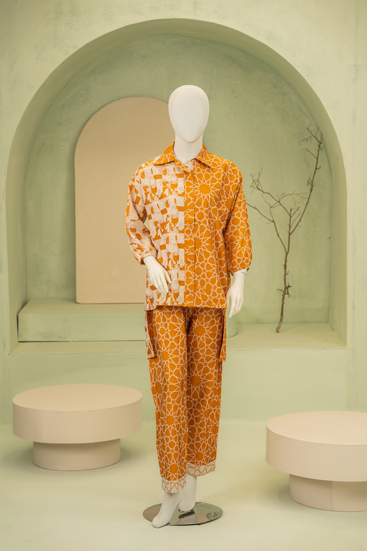 2 piece - Urban Art Viscose jacquard.