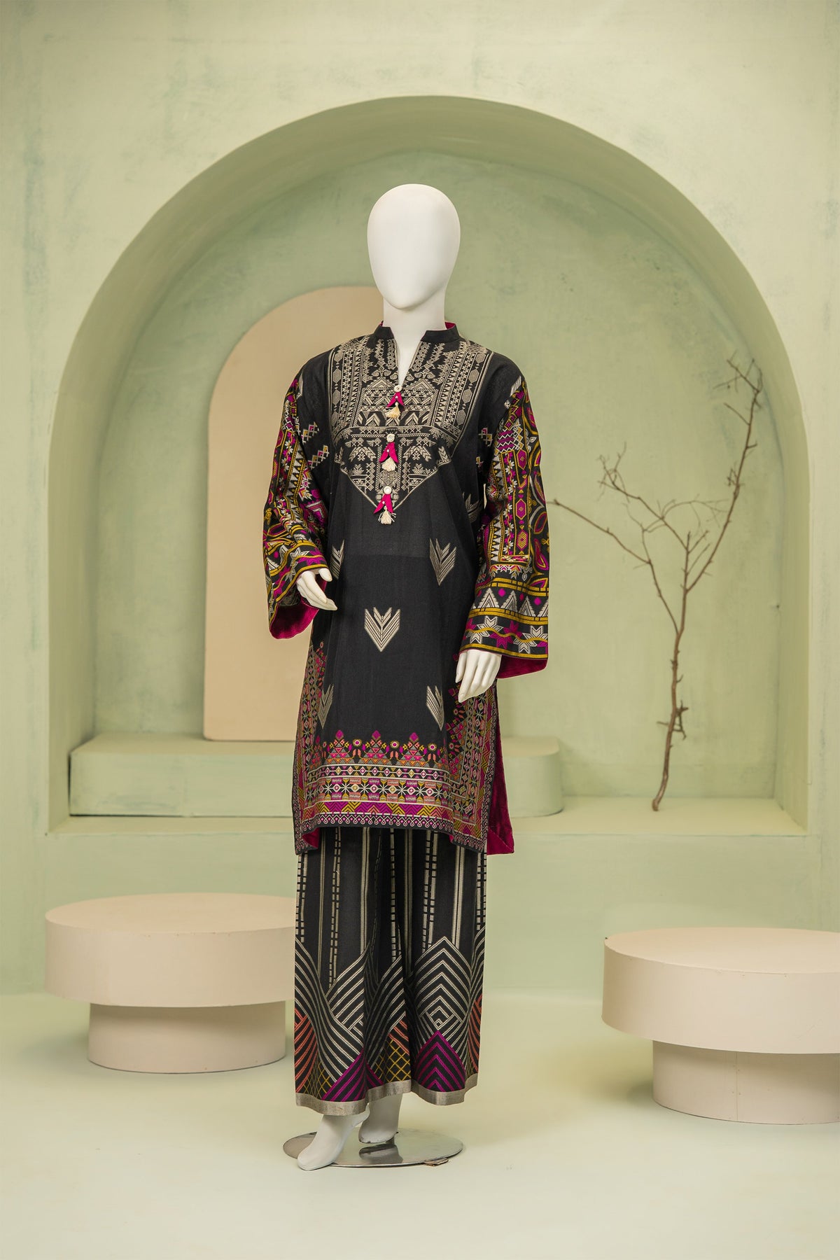 2 piece - Regal Threads Cotton jacquard. JO2P-1