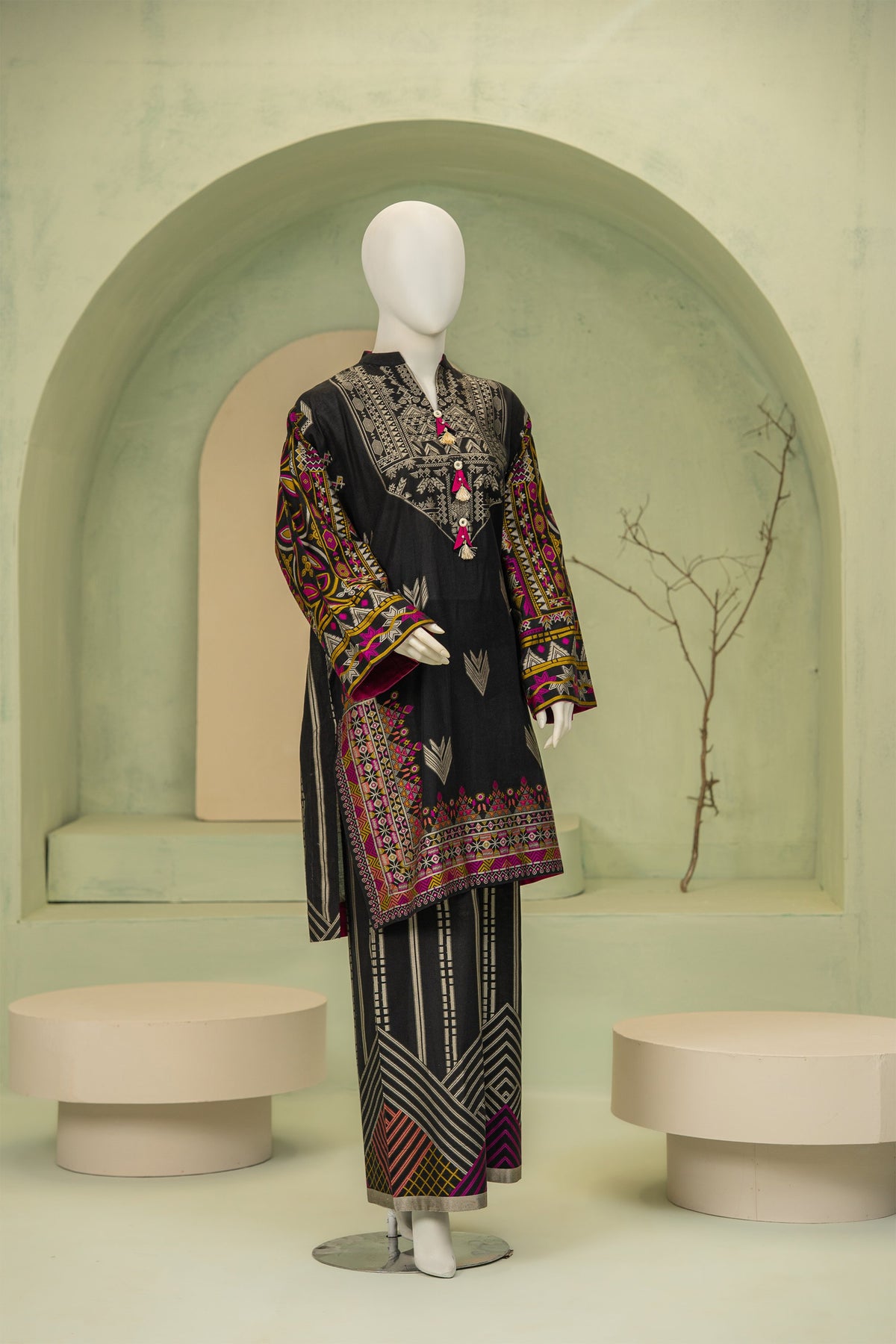 2 piece - Regal Threads Cotton jacquard. JO2P-1