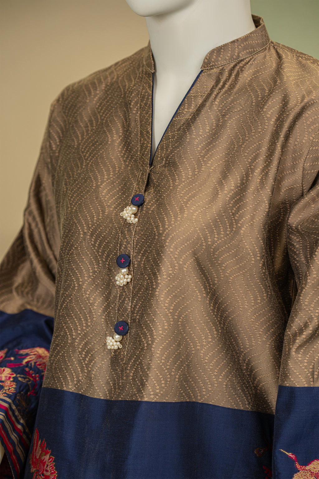 2 piece - GARDENIA  Viscose Silk. JSD2P-2