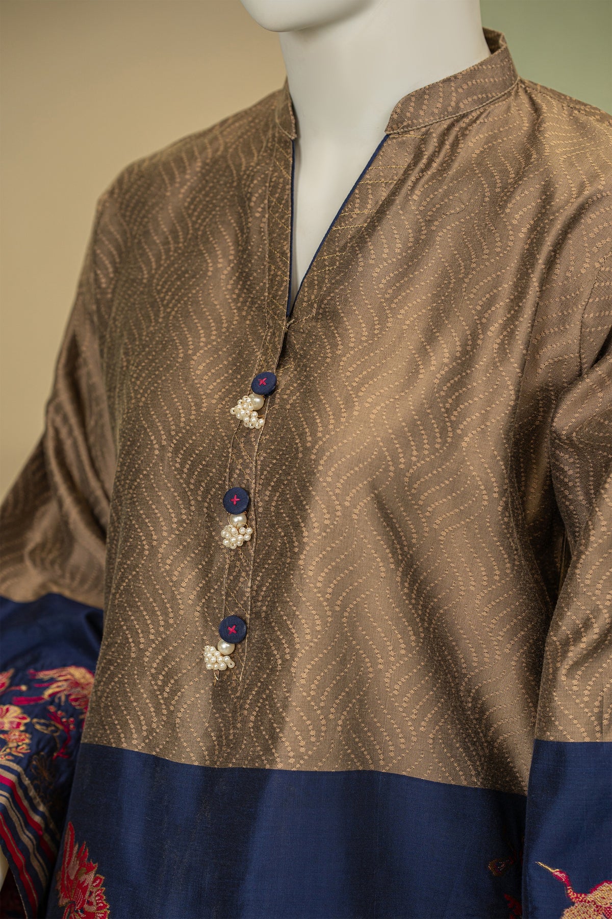 2 piece - GARDENIA  Viscose Silk. JSD2P-2