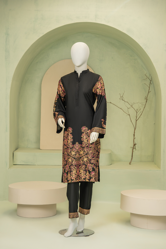 2 piece - Turkish coffee Viscose Silk.
