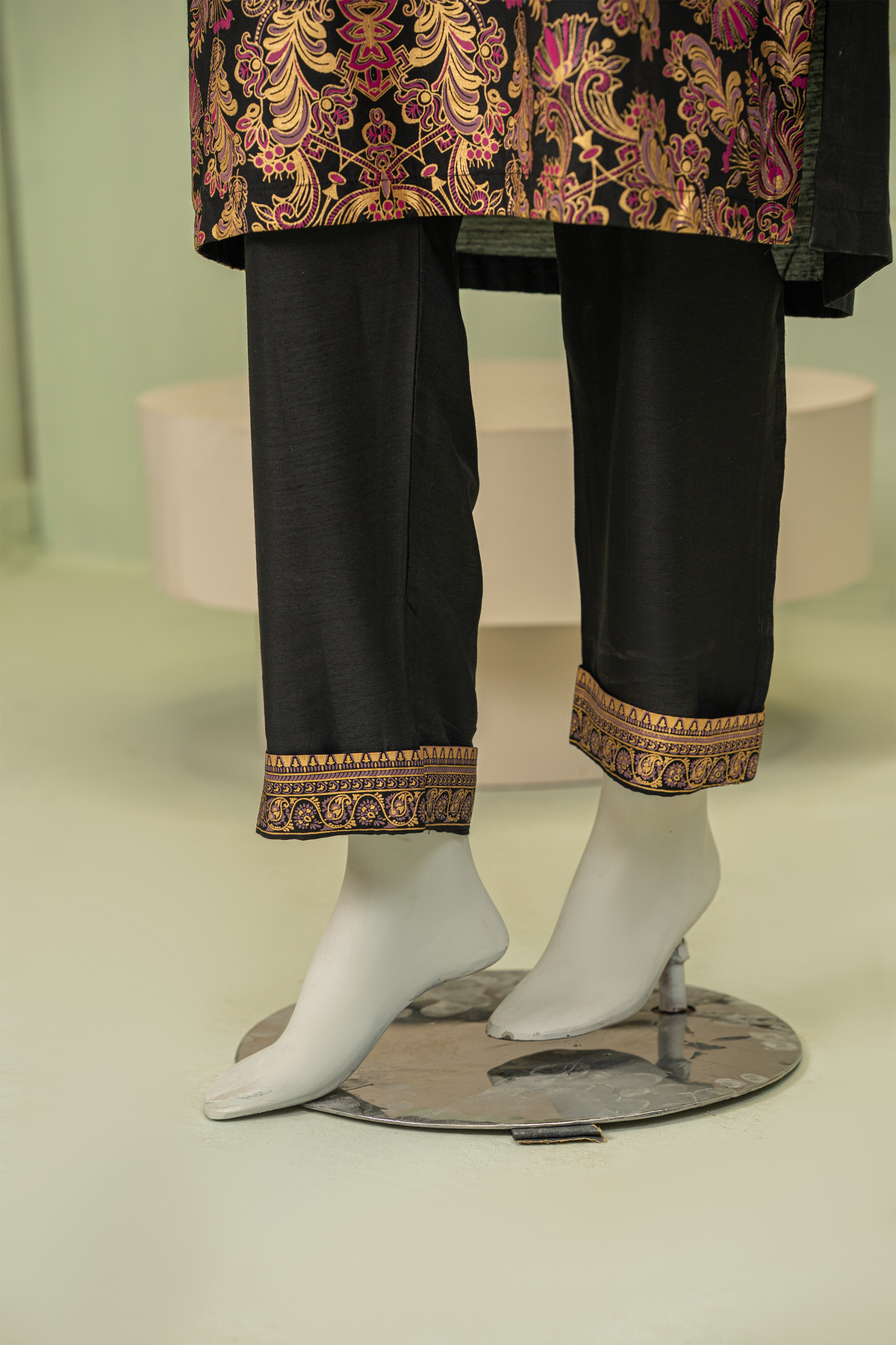 2 piece - Turkish coffee Viscose Silk.