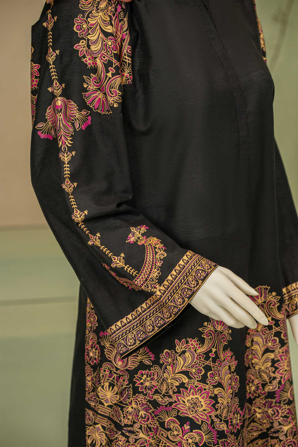 2 piece - Turkish coffee Viscose Silk.