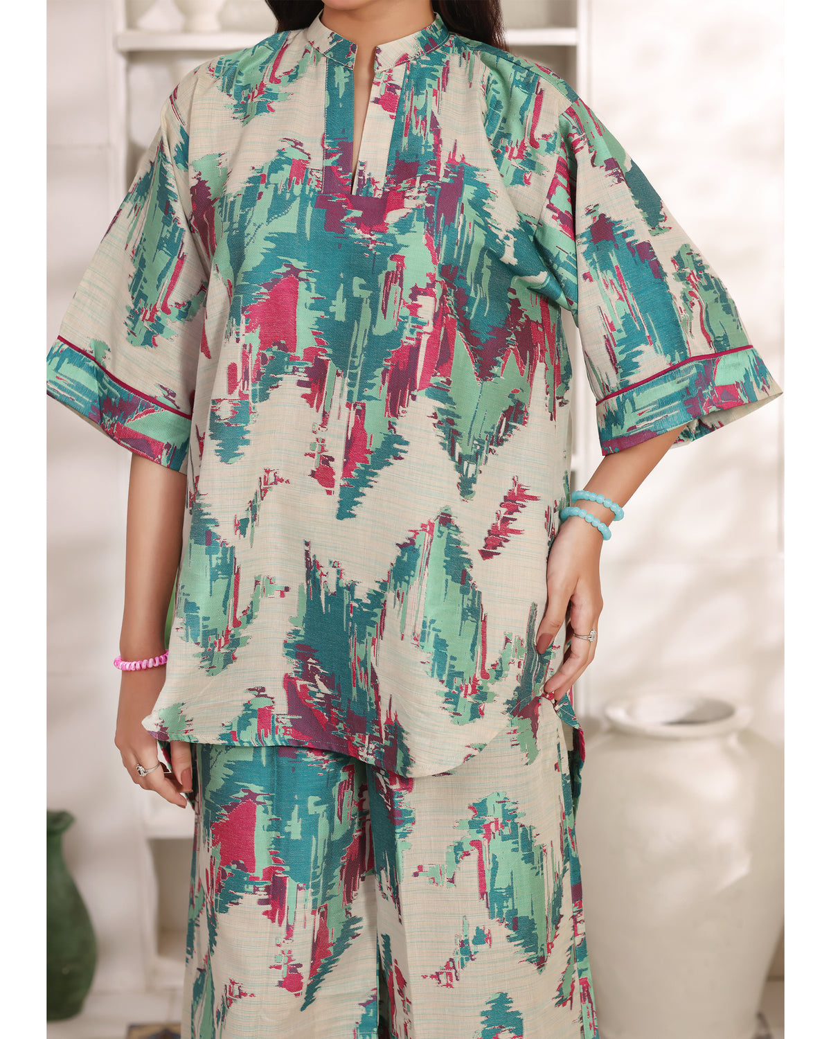 Ikat - Viscose Jacquard 2Pc