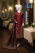 3 piece - Alure Viscose Silk Self Jacquard.